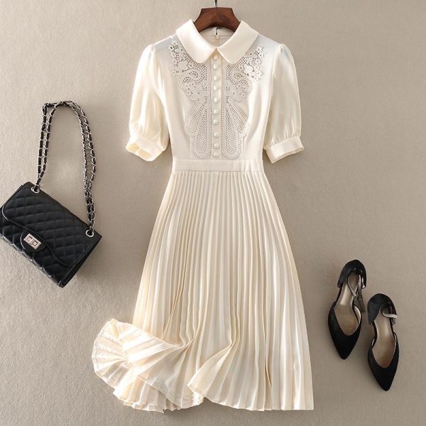 Spring and summer embroidered dress for women