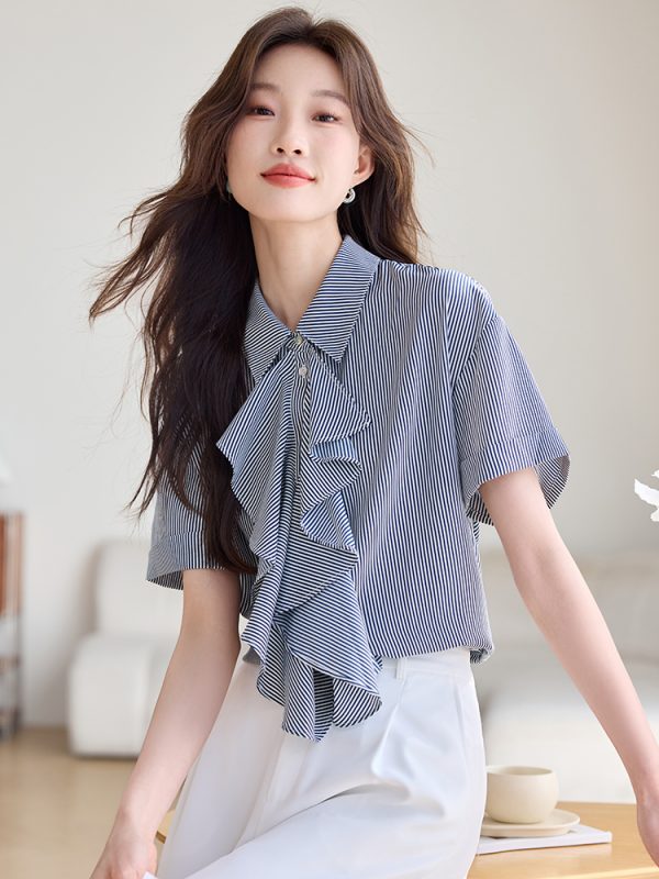 Commuting shirt all-match tops for women
